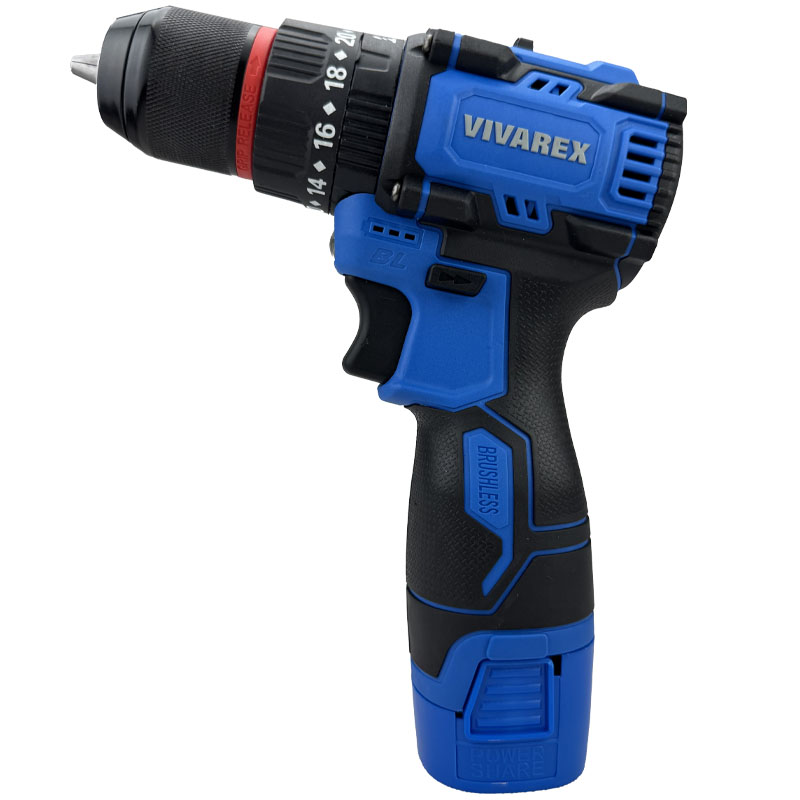 خرید دریل شارژی ویوارکس ۱۶.۸ ولت براشلس‌‌