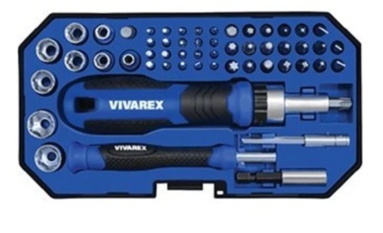 ست پیچ گوشتی و بیت ویوارکس ۵۵ عددی مدل VR5565_SD