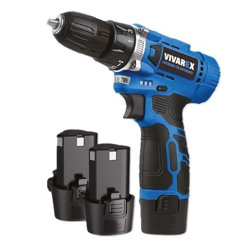 دریل شارژی ویوارکس ۱۲ ولت دو باتری مدل VR1215V_2B