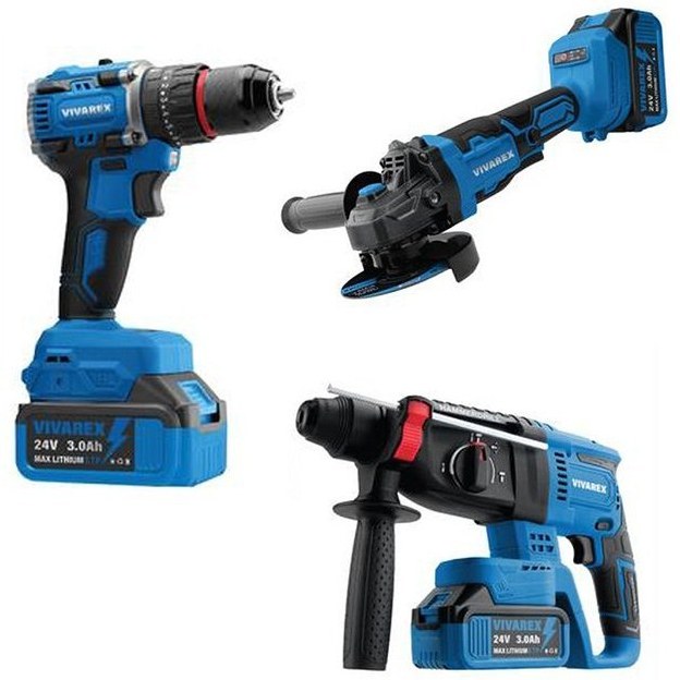 کیت شارژی ۲۰ ولت ویوارکس مدل VR2403_BCK مجموعه ۳ عددی