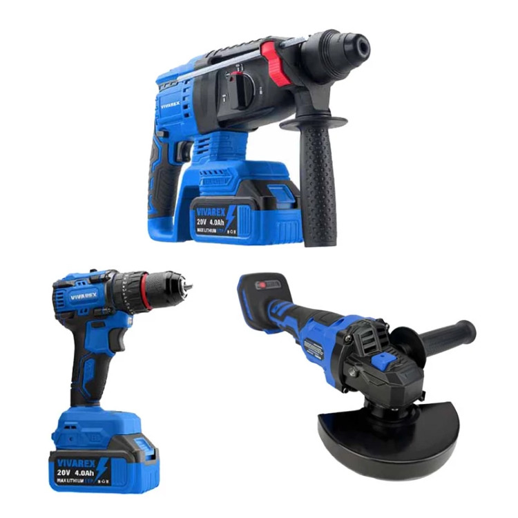 کیت شارژی ۲۰ ولت ویوارکس مدل VR2403_BCK مجموعه ۳ عددی