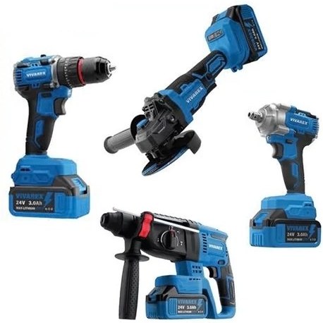 کیت شارژی ۲۰ ولت ویوارکس مدل VR2404_BCK مجموعه ۴ عددی