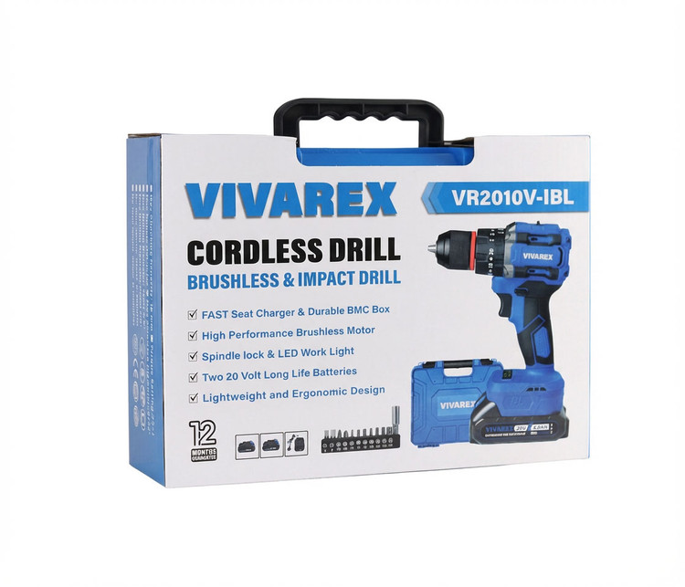 دریل شارژی ۲۰ ولت ویوارکس مدل VR2010_IBL